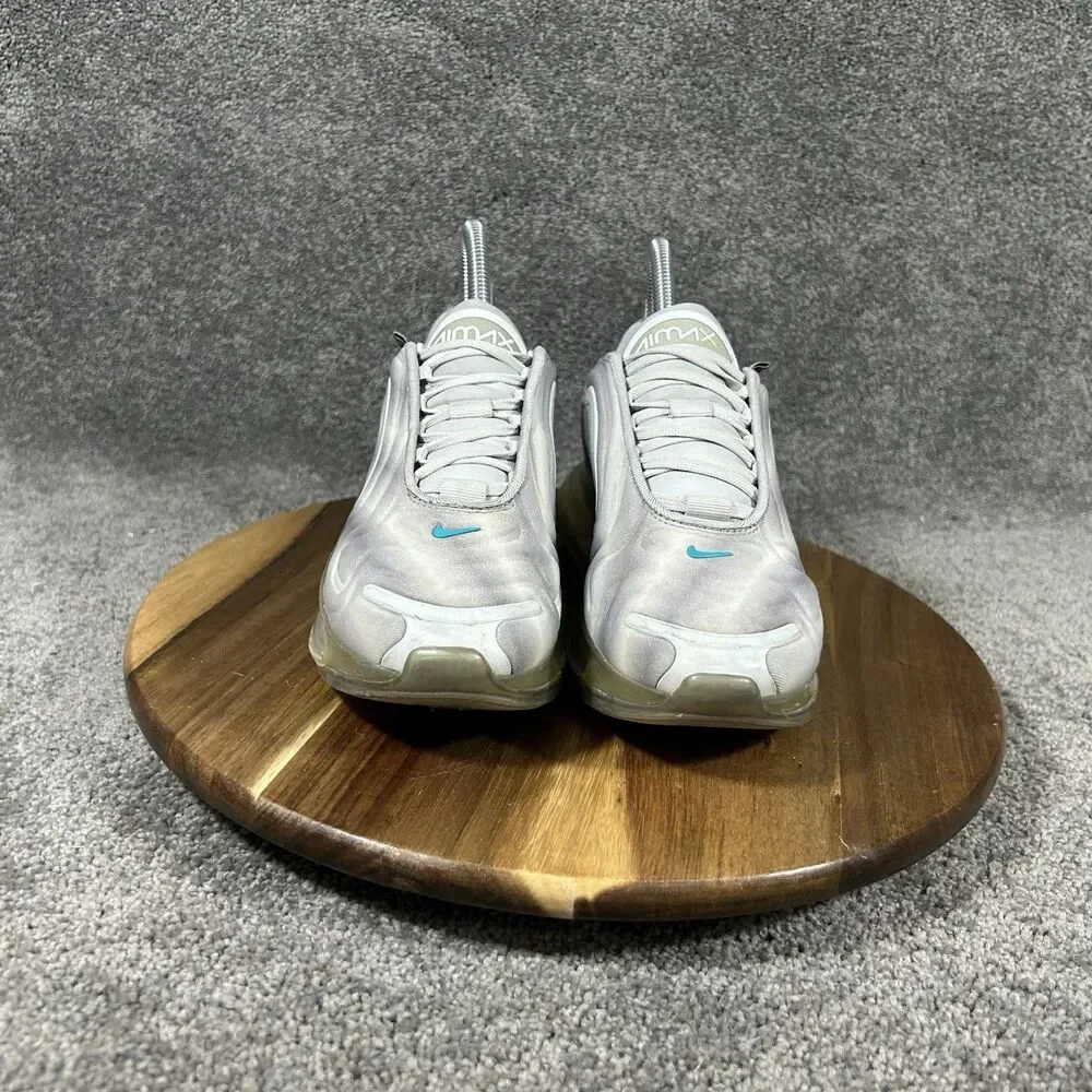 Nike Air Max 720 AQ3196-010 Youth Size 4Y Airbrush Gray Rainbow Athletic Shoes